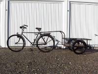 Miele Fahrrad um 1939-49 mit Anh&auml;nger unbekannt